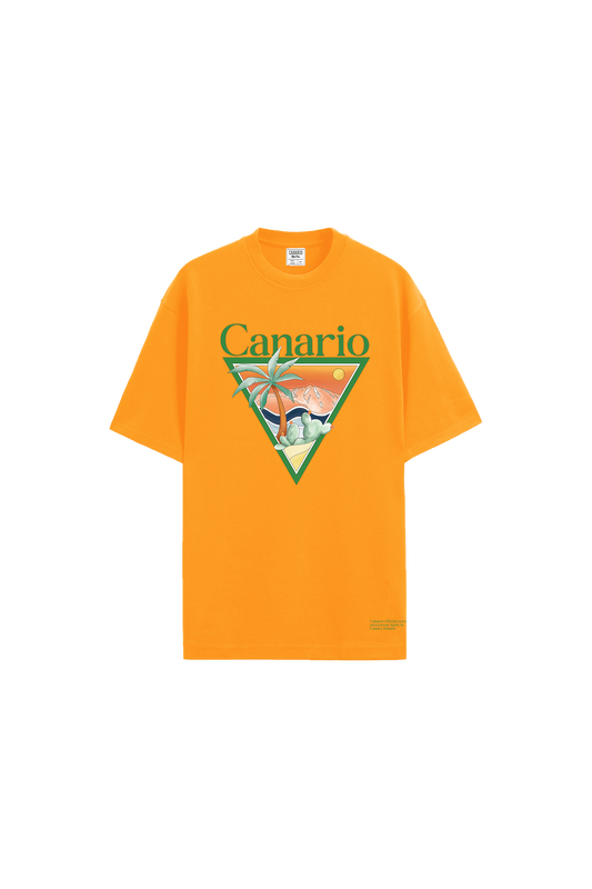Camiseta Paisaje Canario Oversize
