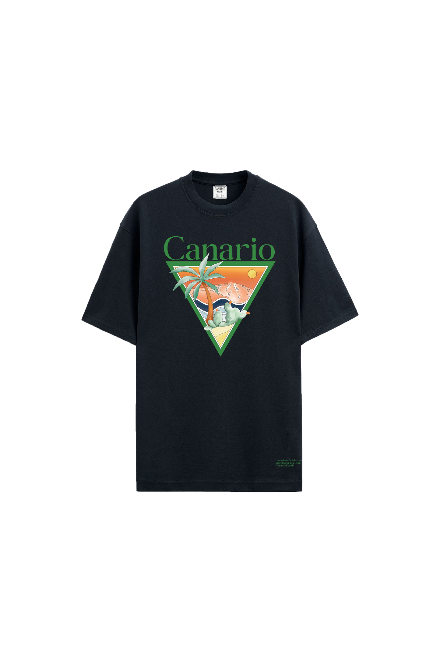 Camiseta oversize Paisaje Canario