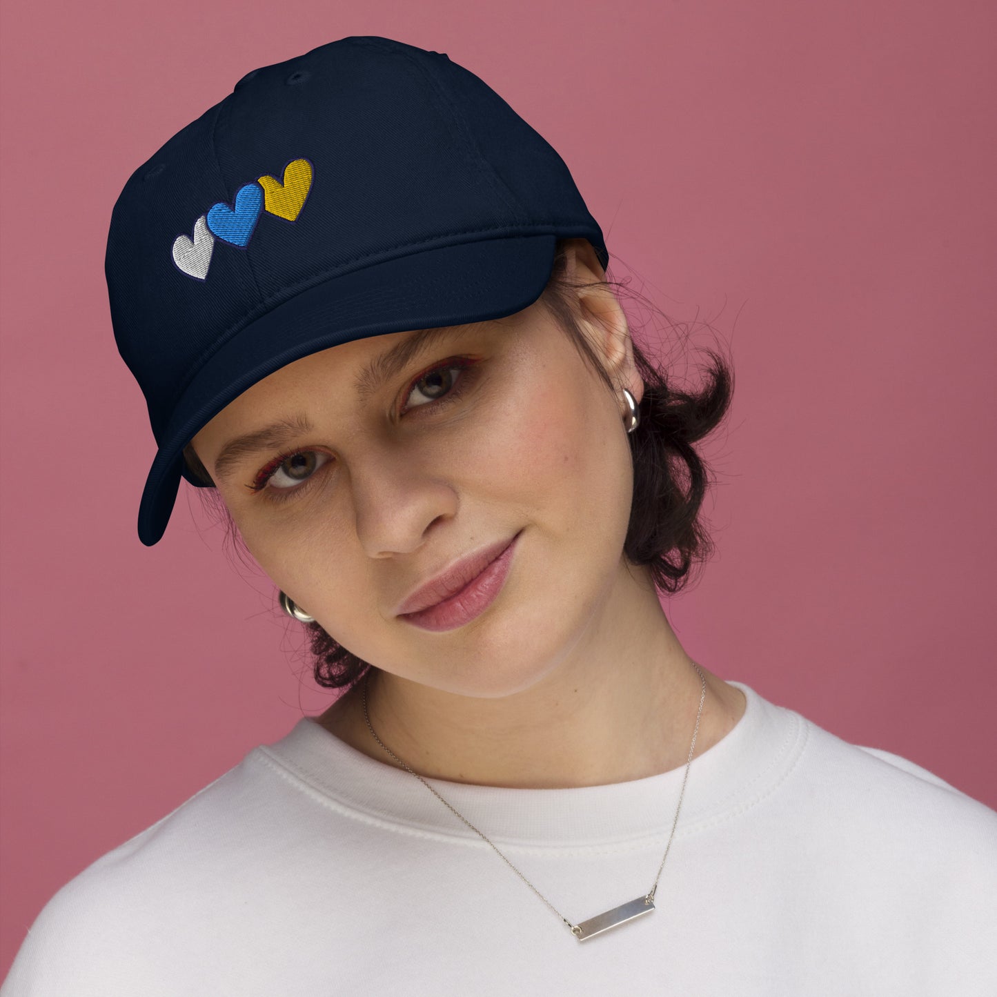Gorra Bordada Corazones