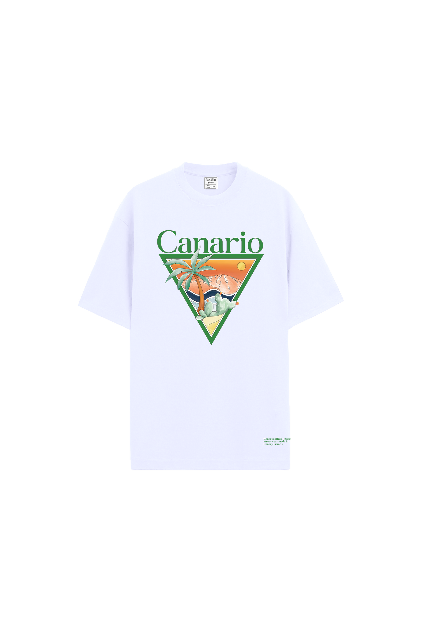 Camiseta oversize Paisaje Canario